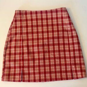 Brandy Melville plaid mini skirt - 24